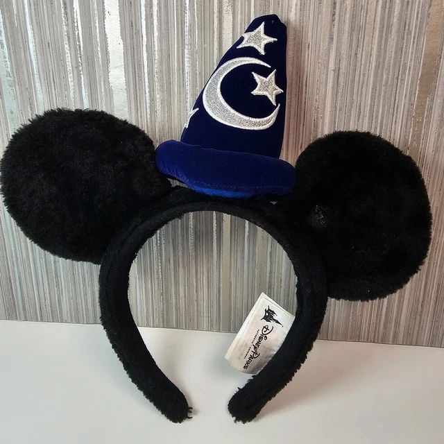 MICKEY MOUSE DISNEYLAND Paris Plush Hat Ears Disney Land Park Resort Sorcerer EUR 16,36