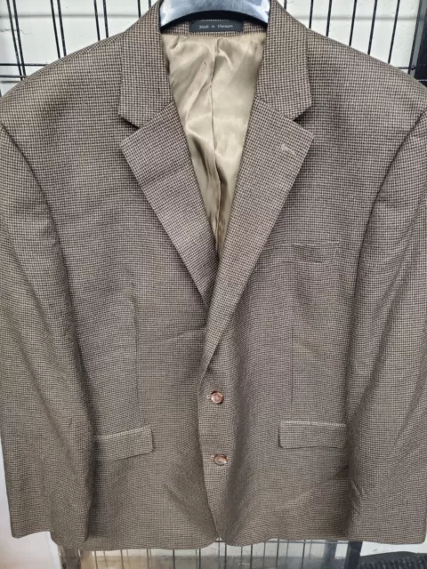 Ralph Lauren Mens Blazer Sport Coat Two Button Casual Jacket 46R NEW Brown Tan