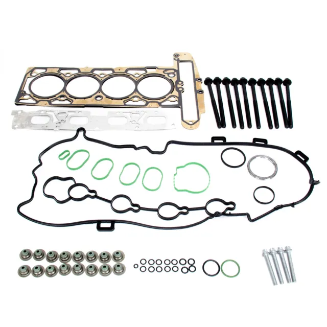 For Chevy Buick GMC Impala Terrain 2.4 Head Gasket Valve Cover Gaskets Bolts Set