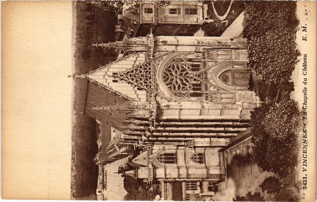 CPA Vincennes La Chapelle du Chateau (1347059)