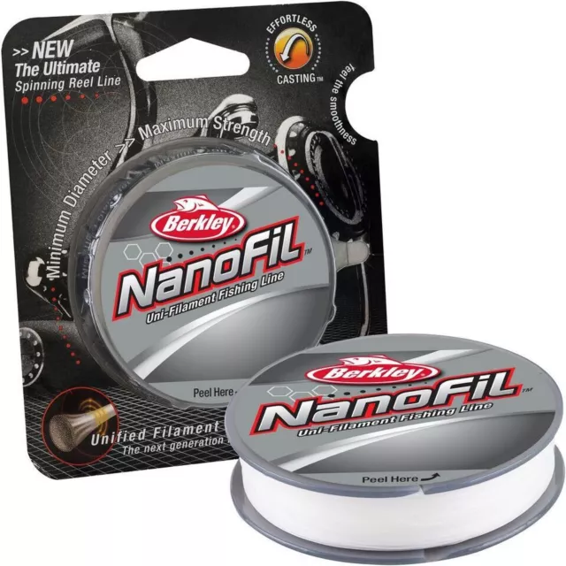 Berkley Nanofil Clear 125M 0..02Mm /3.1Lb