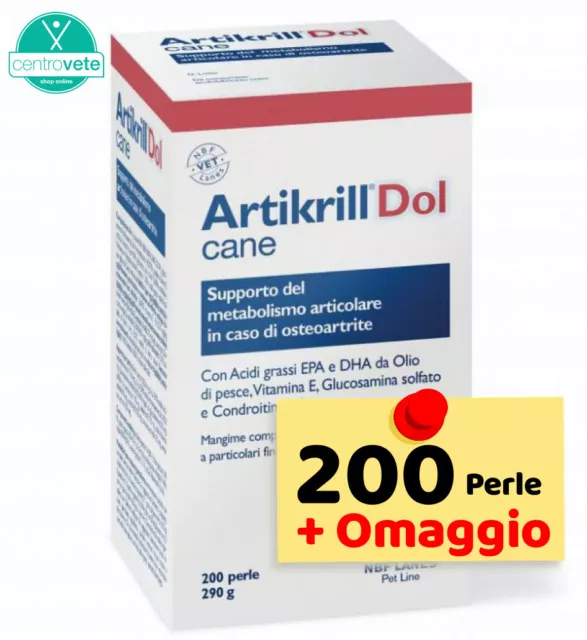 NBF Lanes ARTIKRILL DOL  200 Perle per CANI → Dolori Articolari e Infiammazioni