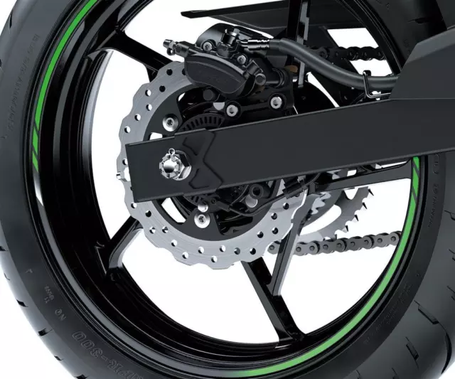 Kawasaki Ninja 400/Z400 Anneaux Jantes Vert pour 2 Jantes