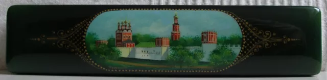 Lackmalerei! Lackschatulle. Lackdose. Jubiläum-Dose "10 Jahre Schering-Russland"