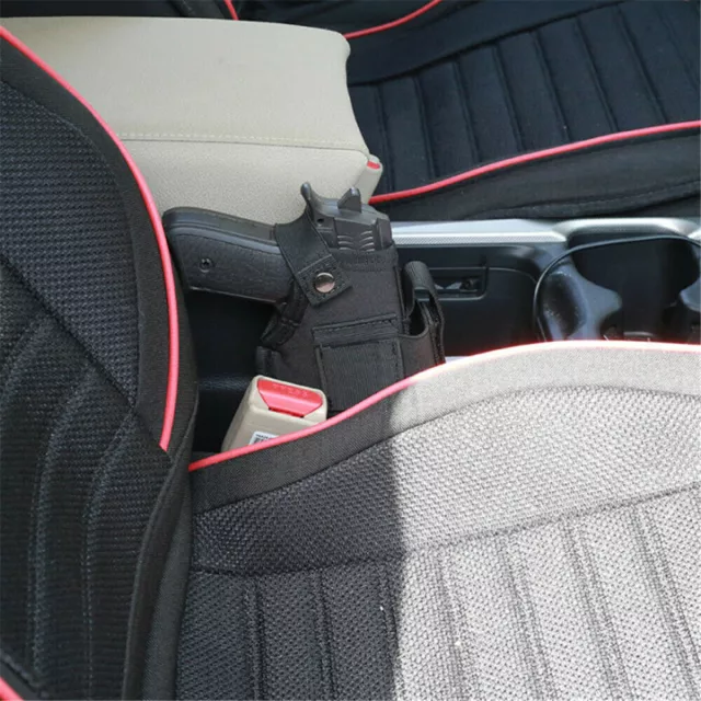 Concealed Carry Gun Holster Vehicle Mount Car Truck Gun Holster with 2 Straps