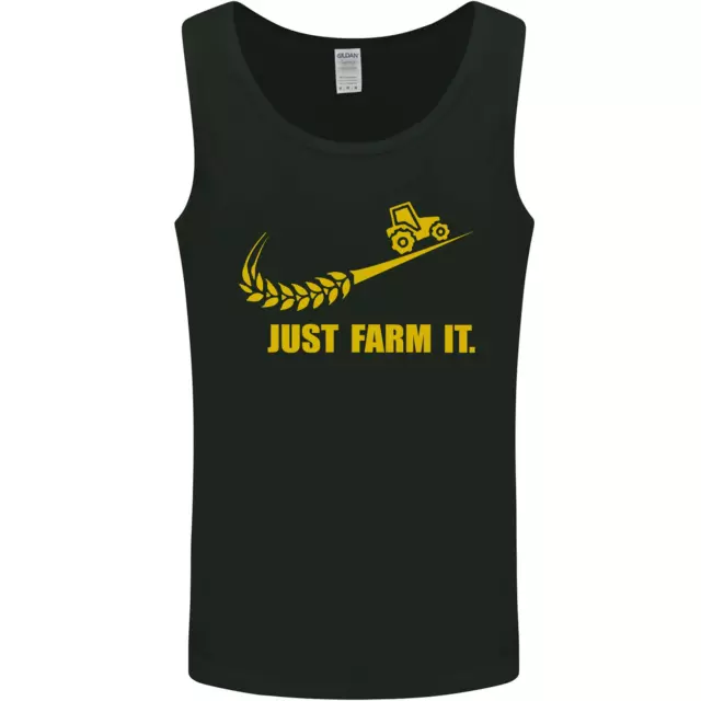 Just Farm It Farming Farmer Farm Funny Mens Vest Tank Top