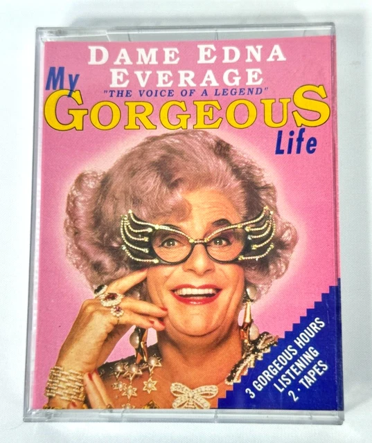 My Gorgeous Life By Dame Edna Everage 1989 Audio Book (2 x Cassettes)