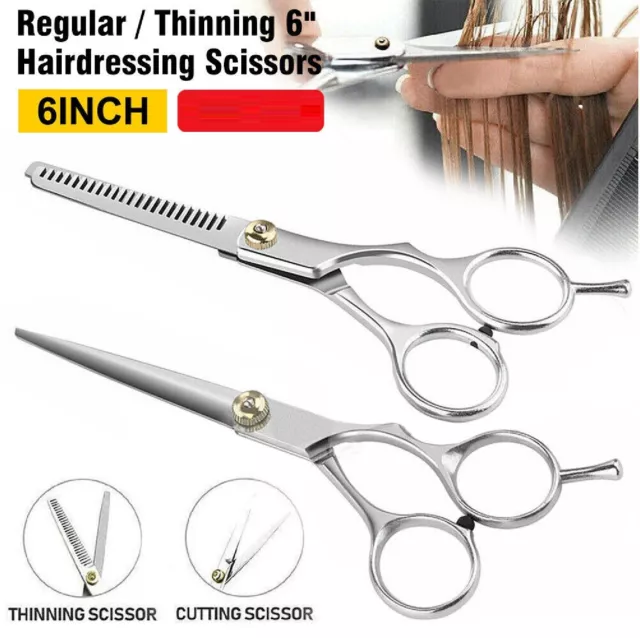 Professional Hair Cutting Thinning Scissors Set Salon Shears Hairdressing Tool