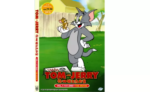 TOM AND JERRY - COMPLETE TV SERIES DVD BOX SET (1-141 EPS+MOVIE) (ENG DUB)