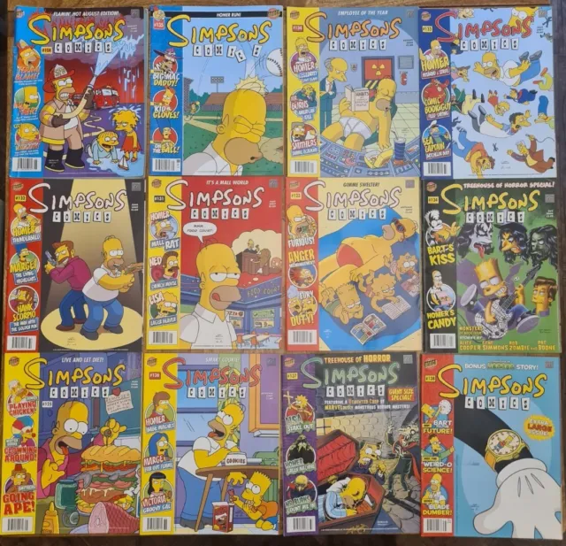 Simpsons comics Bundle of 40 - Bongo - UK - Lot