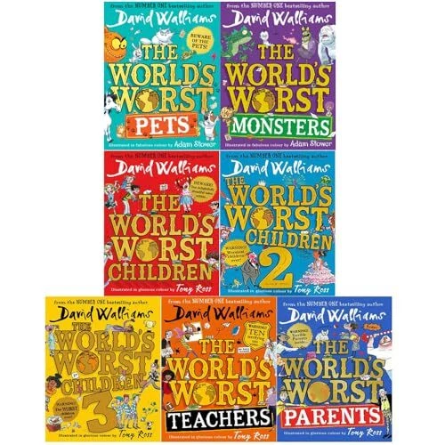 DAVID WALLIAMS WORLDS Worst 7 Books Collection Set (Worlds Wors | David ...