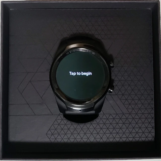 TicWatch Pro GPS Android Smartwatch Black - Very good condition in original box