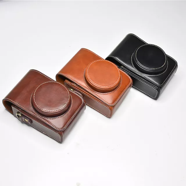 PU Leather Cover Camera Case Bag For Ricoh GRIII GR3 GR2 GRII GR-3 x100 ZV1 ZV-1 4