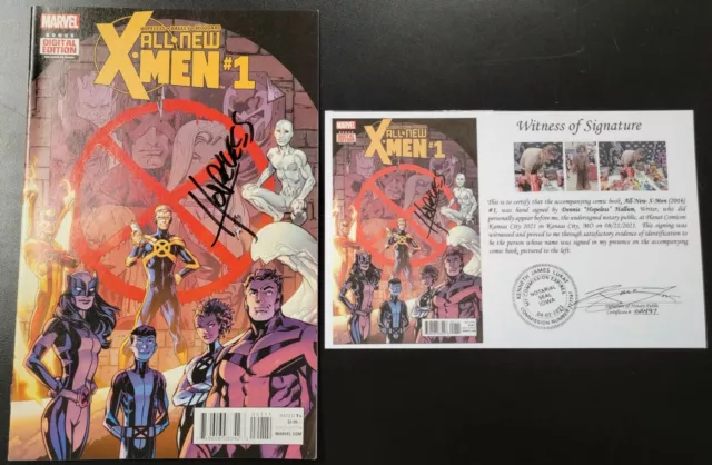 All New X-Men (2016) #1-19 EACH SIGNED Dennis Hopeless with Notarized WOS
