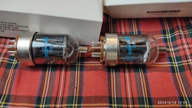 Paire De Tubes EL84 / 6BQ5 Philips (code Bq) - Appairés Pour Ampli Audio - Occasion