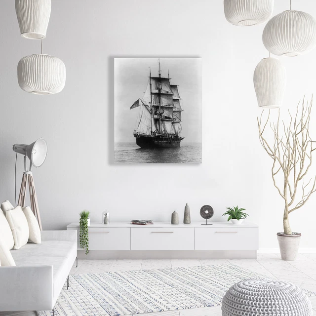 Vintography 1927 Photo Charles W. Morgan Three masted whaling Ship, The Charles