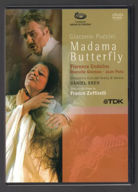 RARE DVD ★ Puccini : Madama Butterfly - Daniel Oren ★ TDK Comme Neuf
