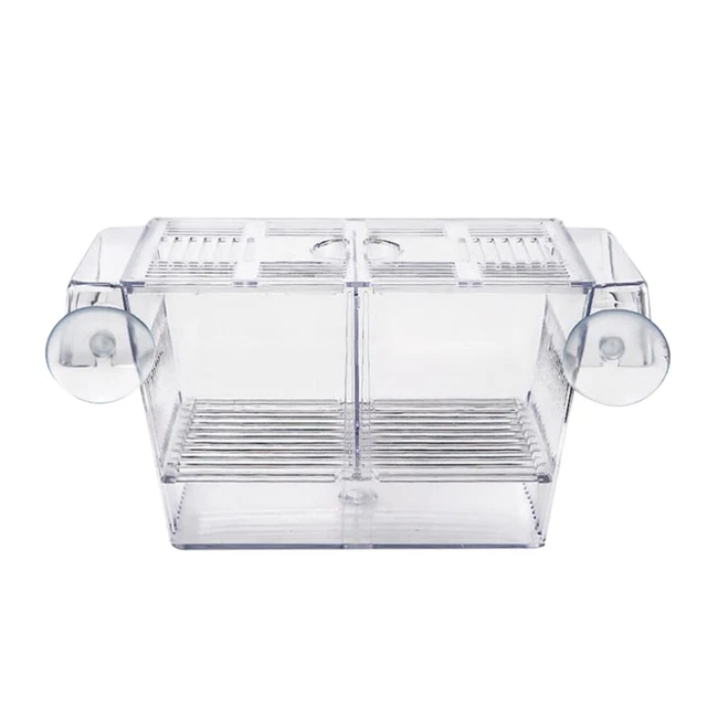 Shrimp Egg Fish Hatching Box Acrylic Aquarium Clear Tumbler Double Layer