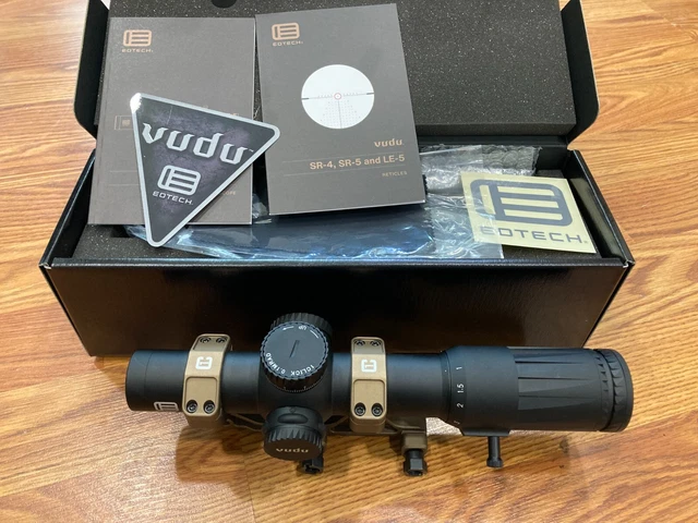 EOTech Vudu 1-10X28mm SR5 with Badger Ordnance condition one mount VDU1-10FFSR5 EOTech Vudu 1-10X28mm SR5 with Badger Ordnance condition one mount VDU1-10FFSR5