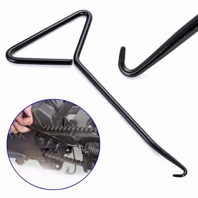 Molla Gancio Tubo di Scarico Acciaio 17.5x8.2x3cm Freno Estrattore Durata Uso