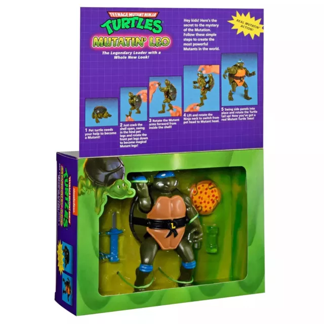 Teenage Mutant Ninja Turtles Mutatin' Leo/Raph/Mikey/Donnie Action Figures ALL 4