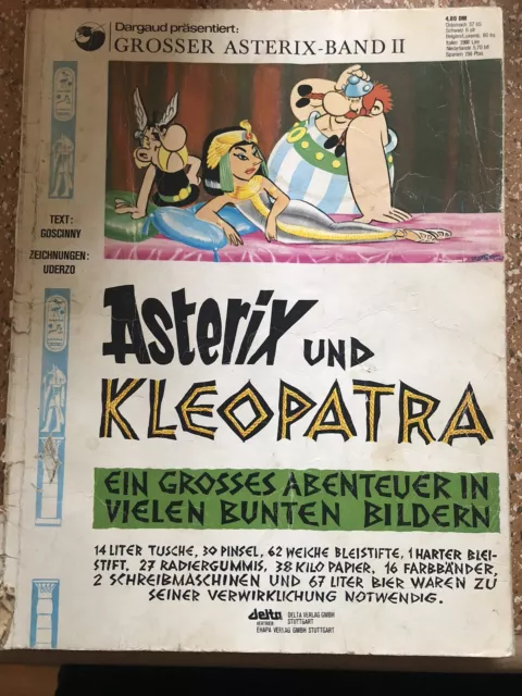 "Asterix und Kleopatra" großer Sonderband II - Auflage 1968 - Siehe Fotografien