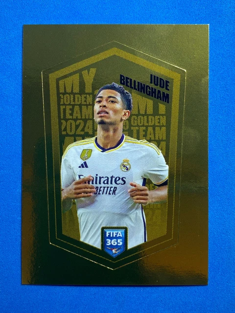 PANINI STICKER Fifa 365 2024 My Golden Team Jude Bellingham (Real ...