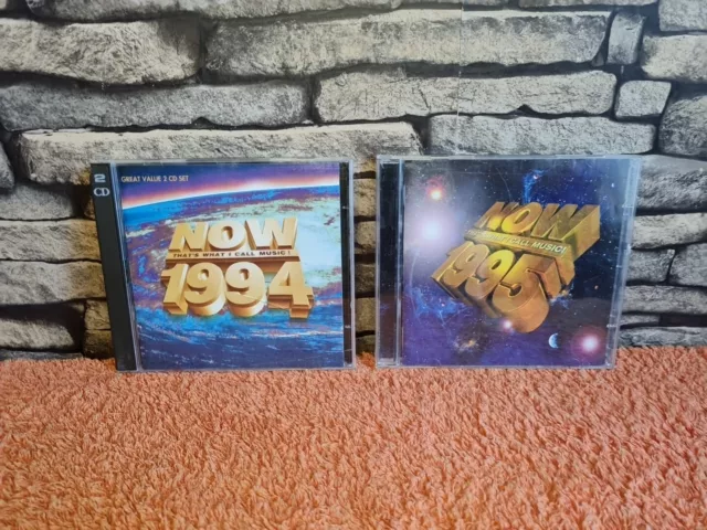 Now That's What I Call Music 1994 & 1995 (10th Anniversary) Double CD Albums.