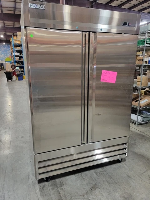 |3231| MoTak MSD-2DF-BAL 54" Two Section Reach In Freezer, (2) Solid Doors, 115v