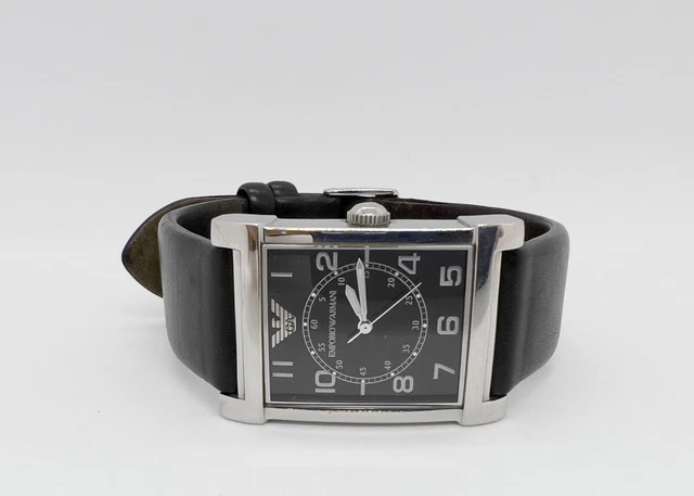 Orologio clearance armani rettangolare