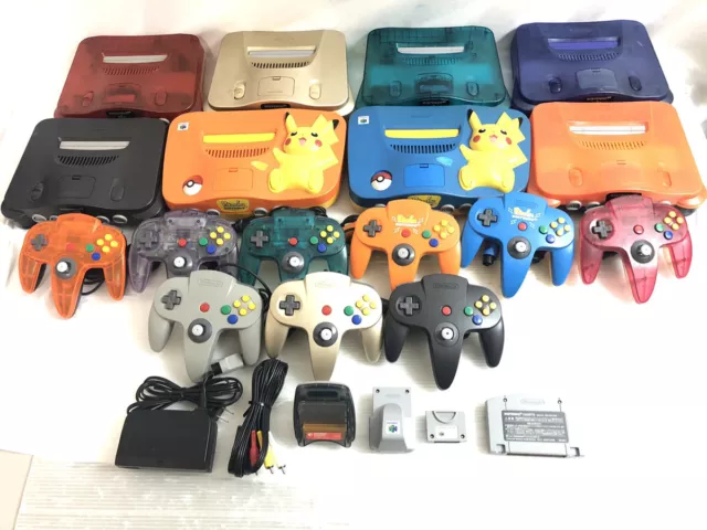 Nintendo 64 console N64 Region Free Smash Brothers Mario Kart include