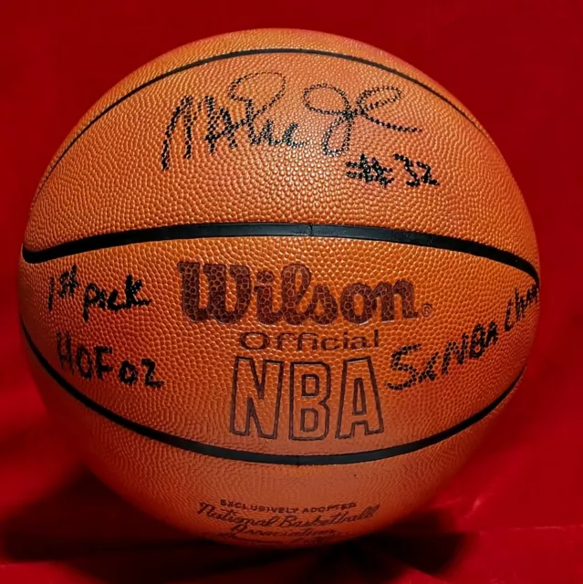 7x NBA All-Star ~ Jack Sikma ~ Signed Spalding NBA Game Basketball Schwartz  COA