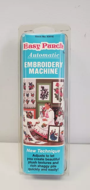 Máquina de bordar automática Easy Punch Stock No. 8301E costura vintage sellada