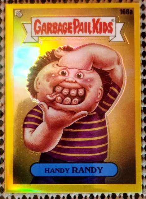 Single Card: Handy Randy Yellow Refractor Gpk 2022 Chrome 5 (#134/275) Sp Rare!