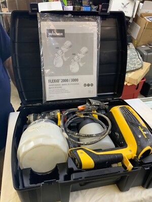 Wagner Flexio 3000 HVLP Paint Sprayer With Hard Case MODEL: 0529121