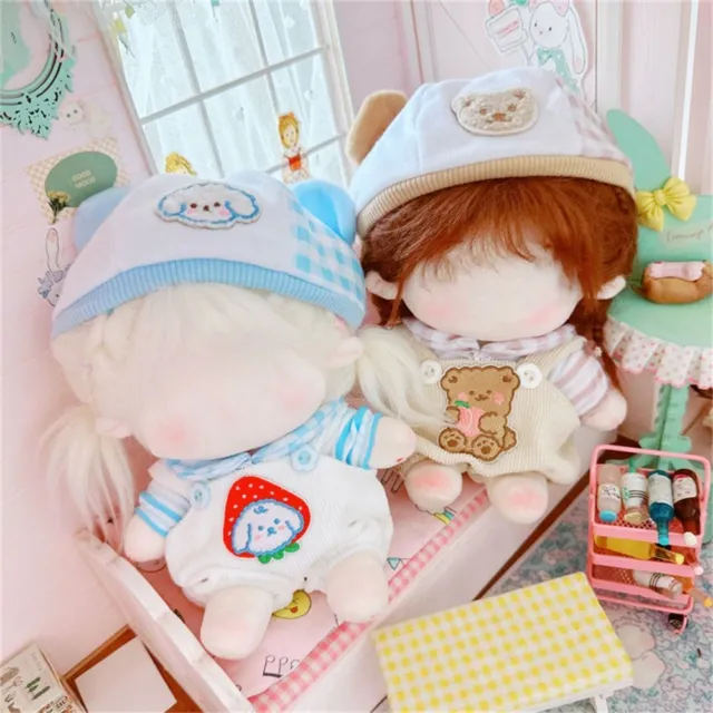 Handmade Plush Doll's Clothing DIY Toys Gift for 20cm Idol Doll Baby
