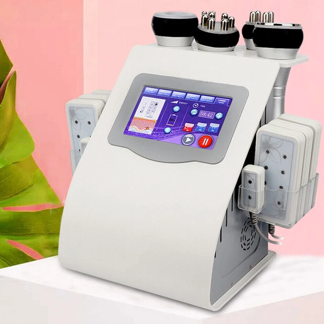 40K 8 almohadillas RF LLLT láser lipo ultrasonido lipo máquina de cavitación