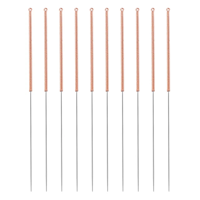 10 uds Aguja de limpieza de boquilla de acero inoxidable 0,4 mm Aguja de limpieza de boquilla Para impresión 3D