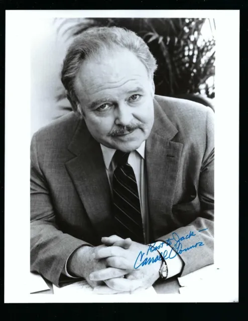 Carroll O'Connor signed 8x10 photograph "Scratch & Dent" Archie Bunker