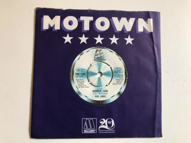 Rick James Summer love / Gettin' it on Motown  UK 45 1980