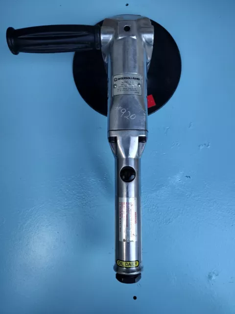 Ingersoll Rand IR Tools 313A Angle Sander 313A4388 Pmax 90 PSIG 6.2 Bar RPM Max