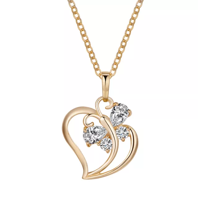 Necklace for Women Trendy Anniversary Presents Heart-shaped