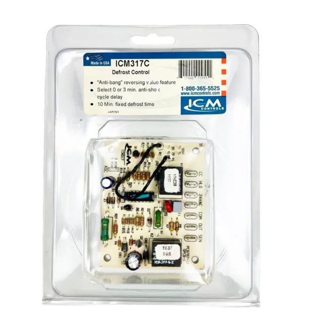 ICM317C Defrost Timer Control Circuit Board ICM317 Anti-Short Cycle