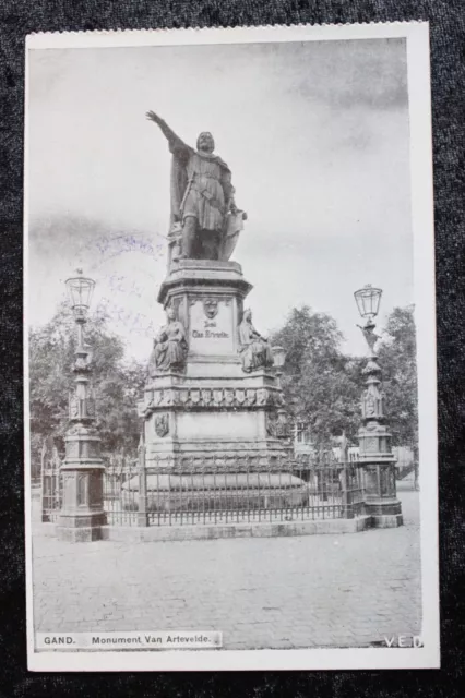 Postkarte Ansichtskarte Belgien Gand Monument Van Artevelde (M)
