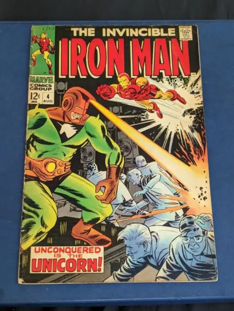 Marvel Comics The Invincible Iron Man # 4 (August 1968) Silver Age