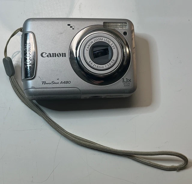 CANON POWERSHOT A480 Compact Digital Camera 10MP 3.3x Optical Zoom