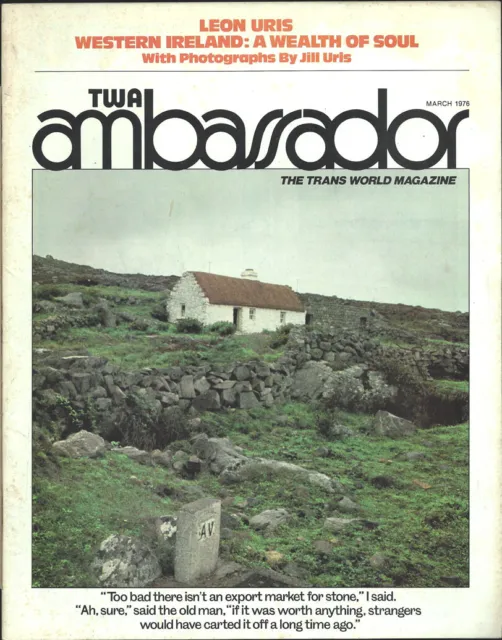 TWA Trans World Airlines Ambassador inflight magazine 3/76 vol 9 num 3 [1033]