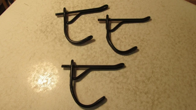 3 Old Bent Wire Coat Hooks  No. 19