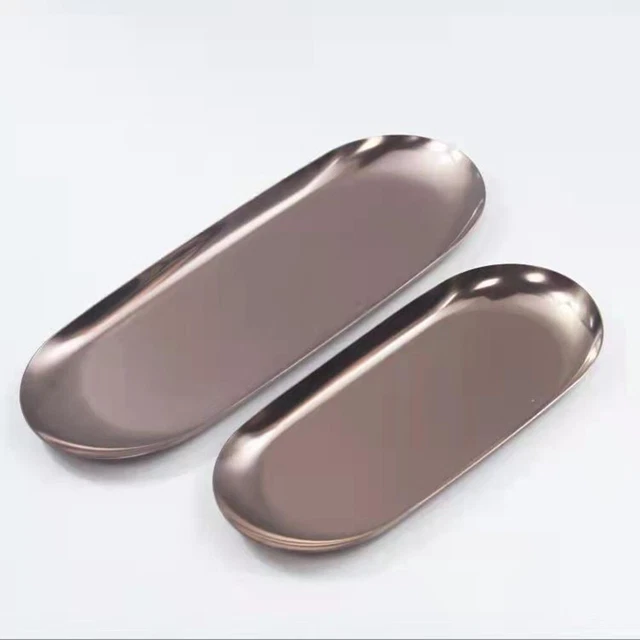 Vassoio bello nero/bronzo/oro rosa processo di zincatura squisito