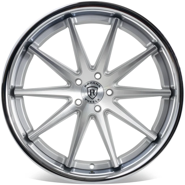 20” ROHANA RFC10 MACHINED SILVER WHEELS RIMS FOR MERCEDES W206 C300 ...